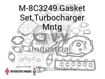 Gasket Set,Turbocharger Mntg — M-8C3249