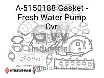 Gasket - Fresh Water Pump Cvr — A-5150188