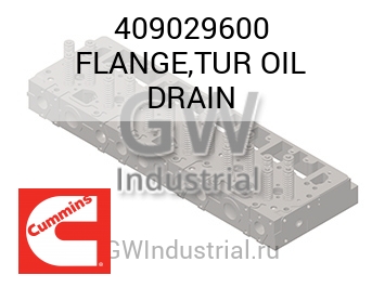 FLANGE,TUR OIL DRAIN — 409029600
