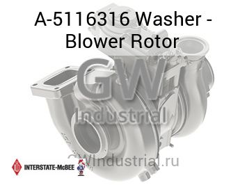 Washer - Blower Rotor — A-5116316