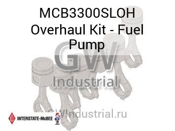 Overhaul Kit - Fuel Pump — MCB3300SLOH
