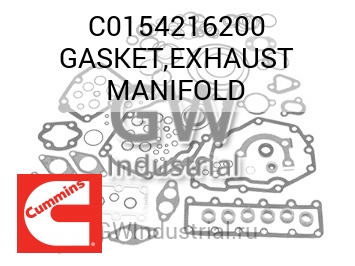GASKET,EXHAUST MANIFOLD — C0154216200