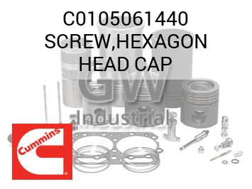 SCREW,HEXAGON HEAD CAP — C0105061440