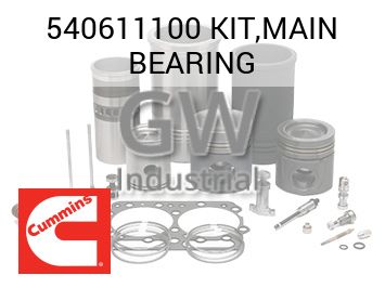 КОМПЛЕКТ КОРЕННЫХ ВКЛАДЫШЕЙ