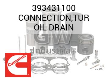 CONNECTION,TUR OIL DRAIN — 393431100