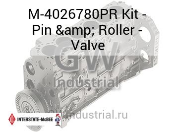 Kit - Pin & Roller - Valve — M-4026780PR