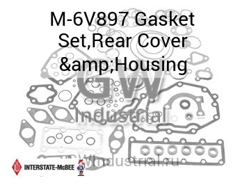 Gasket Set,Rear Cover &Housing — M-6V897