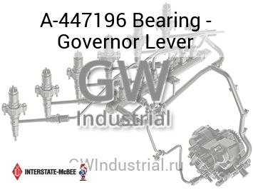 Bearing - Governor Lever — A-447196
