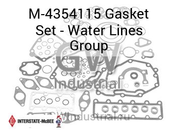Gasket Set - Water Lines Group — M-4354115