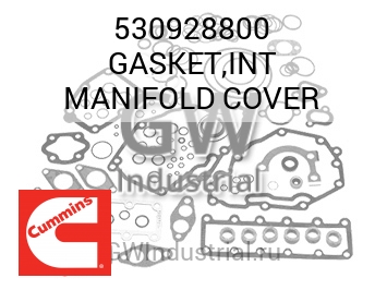 GASKET,INT MANIFOLD COVER — 530928800