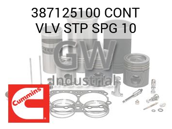 CONT VLV STP SPG 10 — 387125100