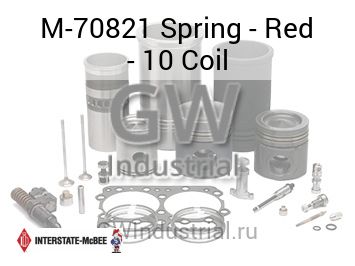 Spring - Red - 10 Coil — M-70821