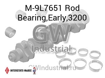 Rod Bearing,Early,3200 — M-9L7651