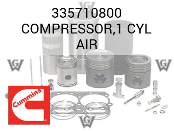 COMPRESSOR,1 CYL AIR — 335710800