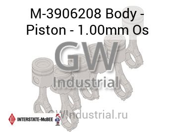 Body - Piston - 1.00mm Os — M-3906208
