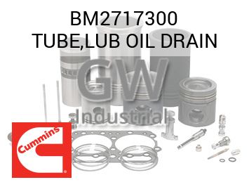 TUBE,LUB OIL DRAIN — BM2717300