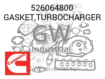 GASKET,TURBOCHARGER — 526064800