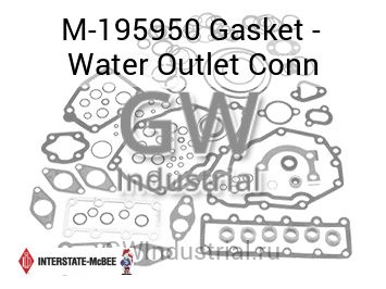 Gasket - Water Outlet Conn — M-195950