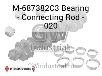 Bearing - Connecting Rod - 020 — M-687382C3