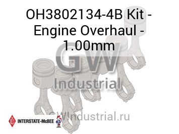 КОМПЛЕКТ ДЛЯ КАПРЕМОНТА ДВИГАТЕЛЯ 1.00MM