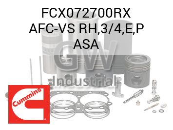AFC-VS RH,3/4,E,P ASA — FCX072700RX
