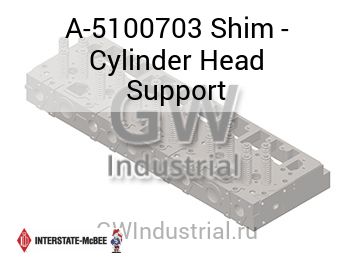 Shim - Cylinder Head Support — A-5100703