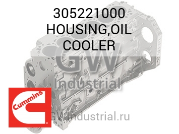 HOUSING,OIL COOLER — 305221000