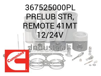 PRELUB STR, REMOTE 41MT 12/24V — 367525000PL