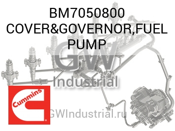 COVER&GOVERNOR,FUEL PUMP — BM7050800