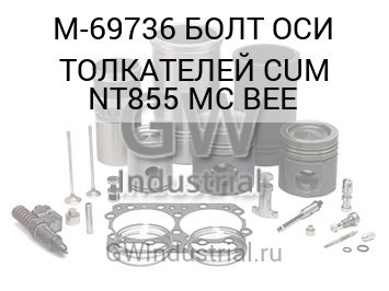 БОЛТ ОСИ ТОЛКАТЕЛЕЙ CUM NT855 MC BEE