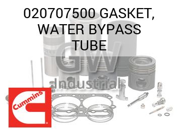 GASKET, WATER BYPASS TUBE — 020707500