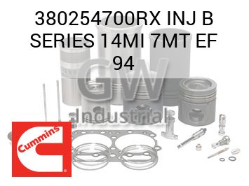 ОСНОВАНИЕ ФОРСУНКИ SERIES 14MI 7MT EF 94
