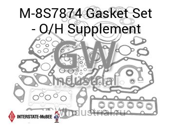 Gasket Set - O/H Supplement — M-8S7874