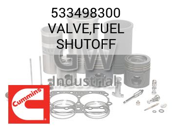 VALVE,FUEL SHUTOFF — 533498300