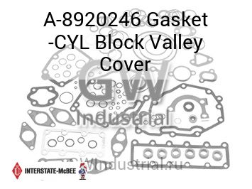 Gasket -CYL Block Valley Cover — A-8920246