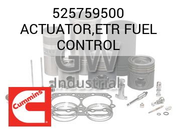 ACTUATOR,ETR FUEL CONTROL — 525759500