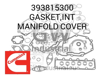 GASKET,INT MANIFOLD COVER — 393815300