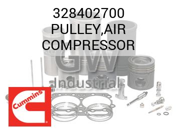 PULLEY,AIR COMPRESSOR — 328402700