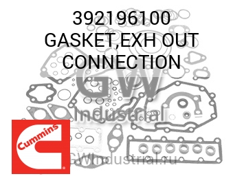 GASKET,EXH OUT CONNECTION — 392196100