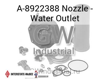 Nozzle - Water Outlet — A-8922388