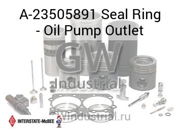 Seal Ring - Oil Pump Outlet — A-23505891
