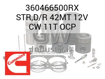 STR,D/R 42MT 12V CW 11T OCP — 360466500RX