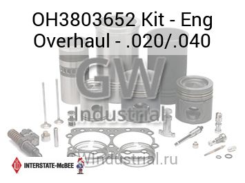 Kit - Eng Overhaul - .020/.040 — OH3803652