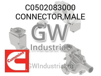 CONNECTOR,MALE — C0502083000