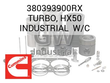 TURBO, HX50 INDUSTRIAL  W/C — 380393900RX