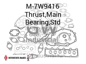 Thrust,Main Bearing,Std — M-7W9416