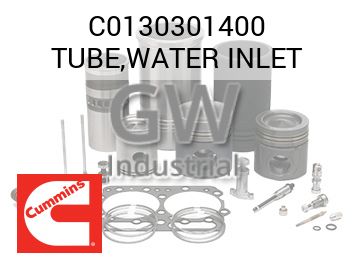 TUBE,WATER INLET — C0130301400