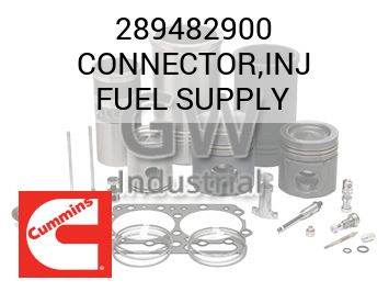 CONNECTOR,INJ FUEL SUPPLY — 289482900