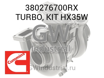 TURBO, KIT HX35W — 380276700RX