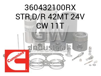 STR,D/R 42MT 24V CW 11T — 360432100RX